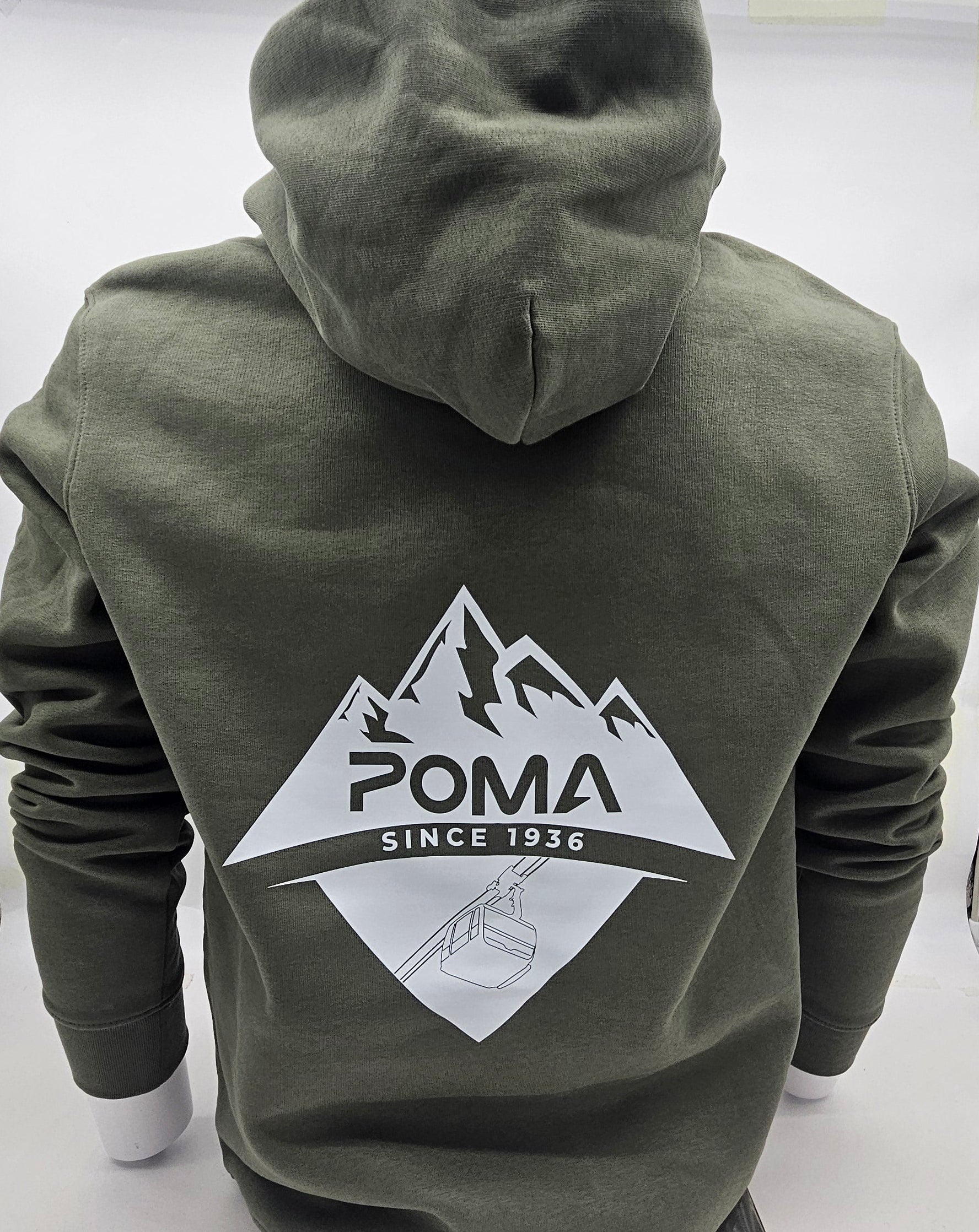 Sweat-shirt à capuche Poma Montagne - KAKI
