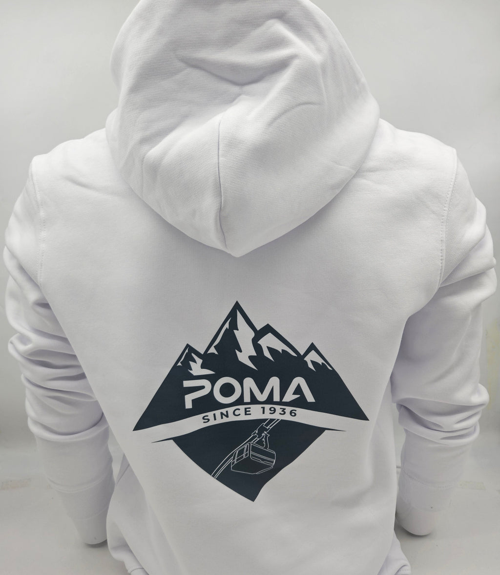 Sweat-shirt à capuche Poma Montagne - BLANC