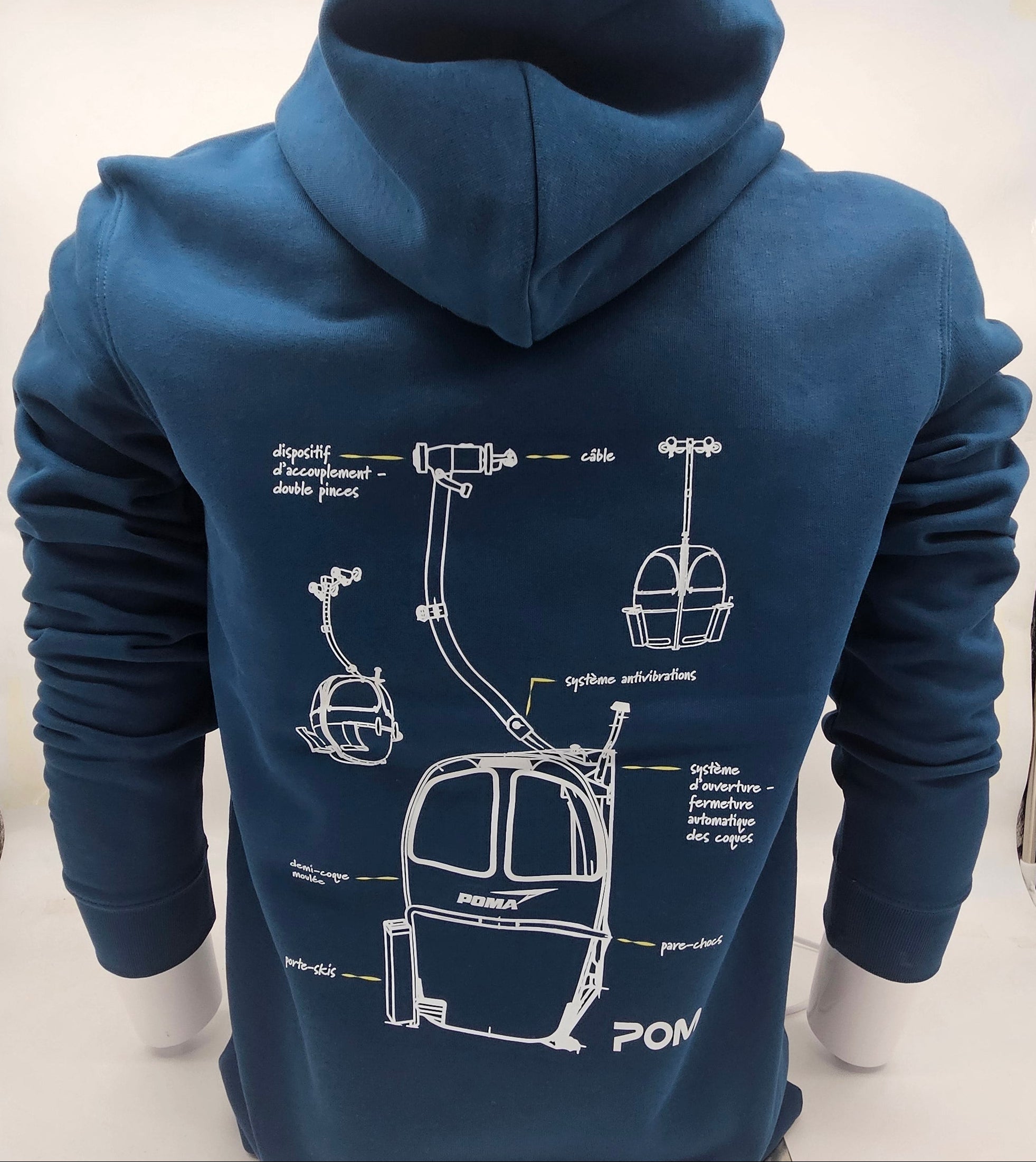 Sweat-shirt à capuche SP4 - BLEU