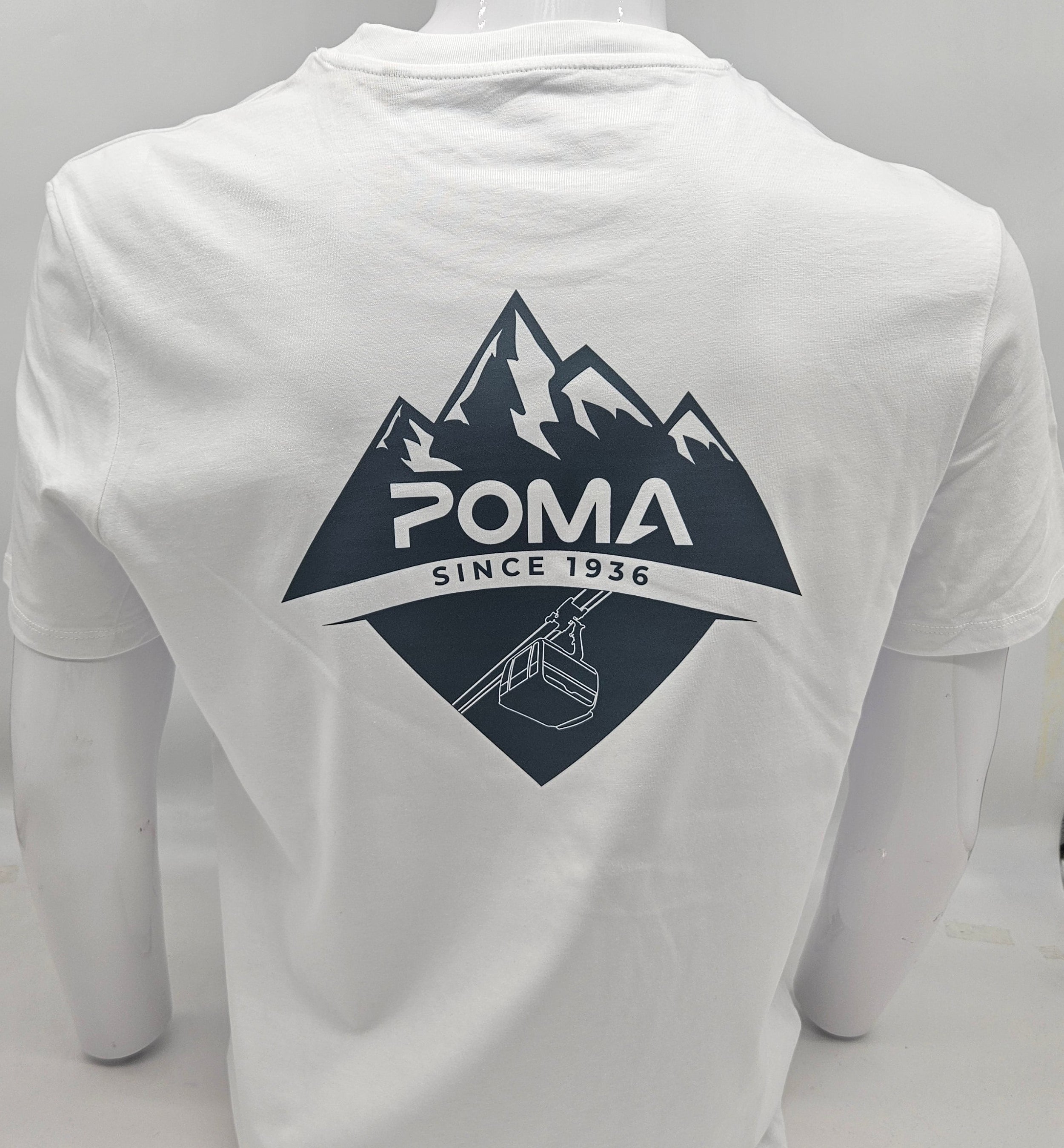 T-Shirt Poma Montagne - BLANC