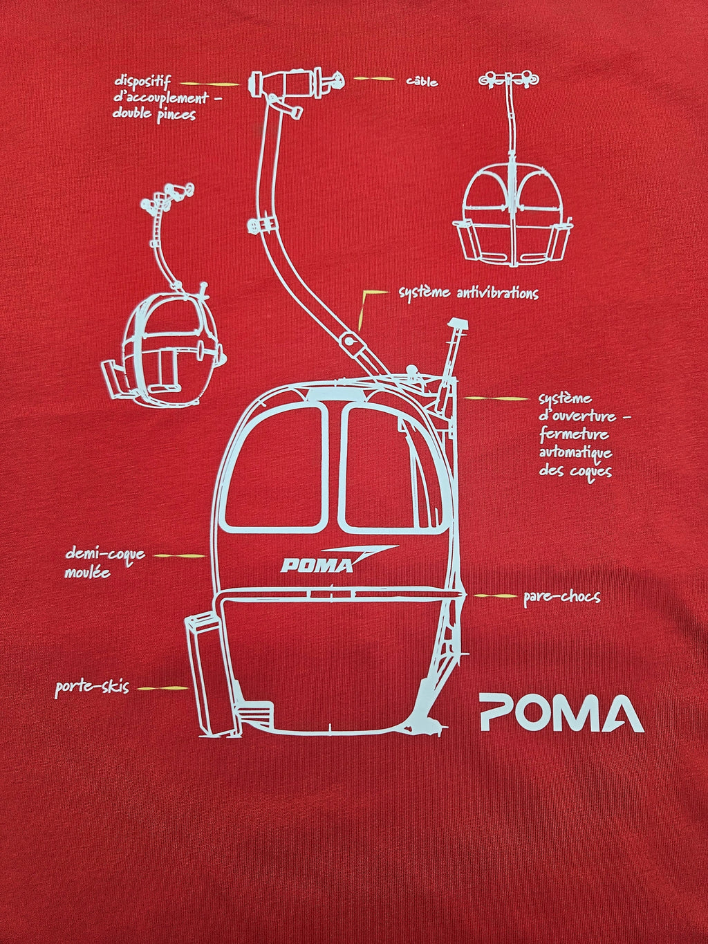 T-Shirt SP4 - ROUGE