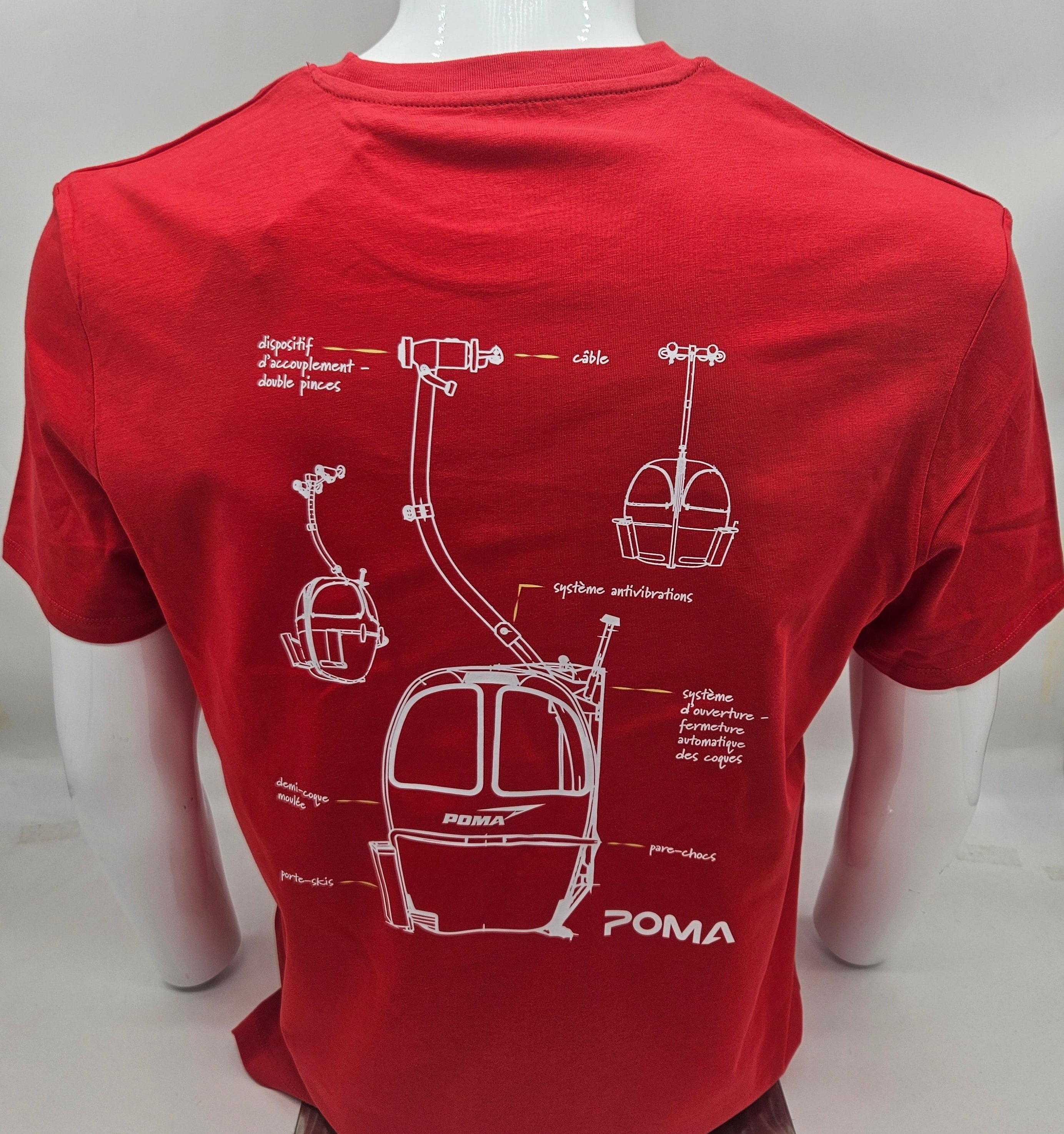 T-Shirt SP4 - ROUGE