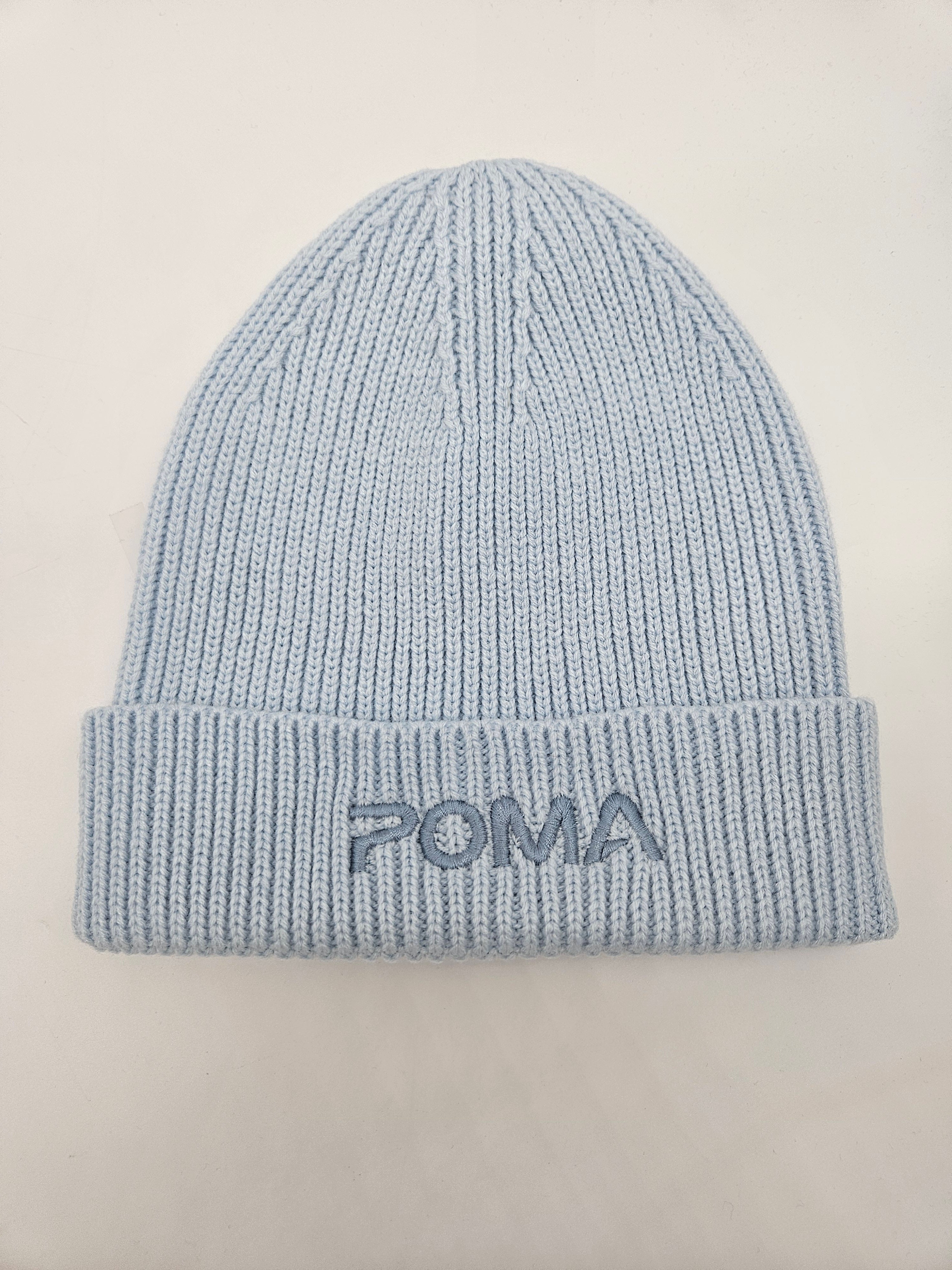 Bonnet en tricot - BLEU CIEL