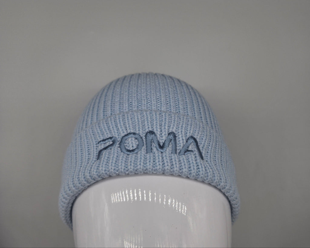 Knit beanie - SKY BLUE