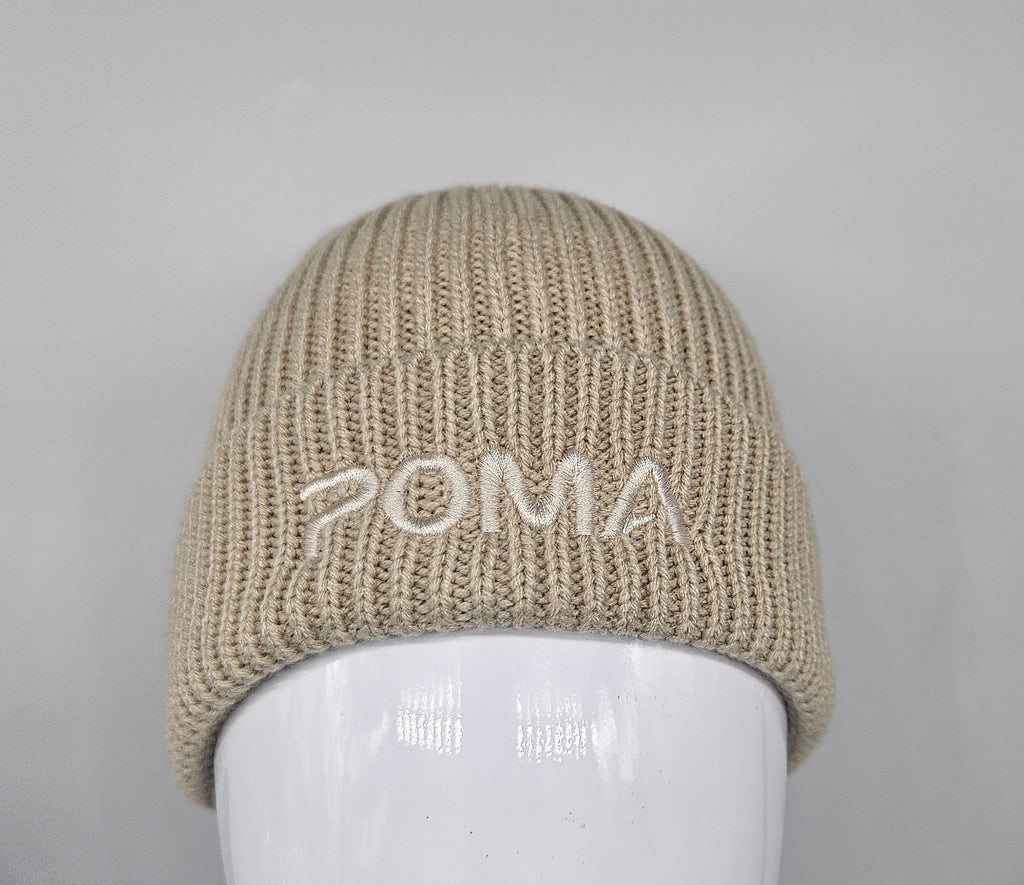 Bonnet en tricot - BEIGE