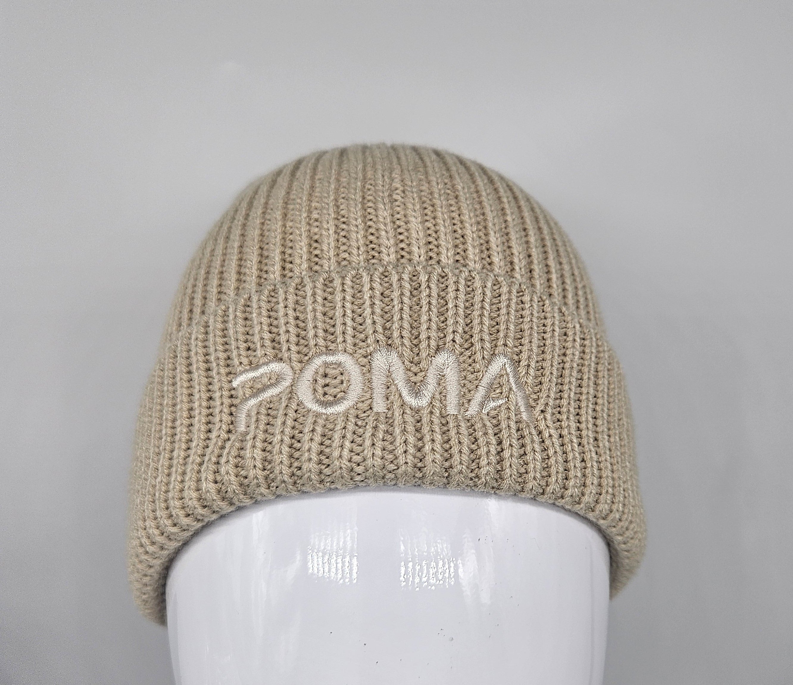 Bonnet en tricot - BEIGE